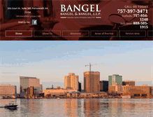 Tablet Screenshot of bangelaw.com